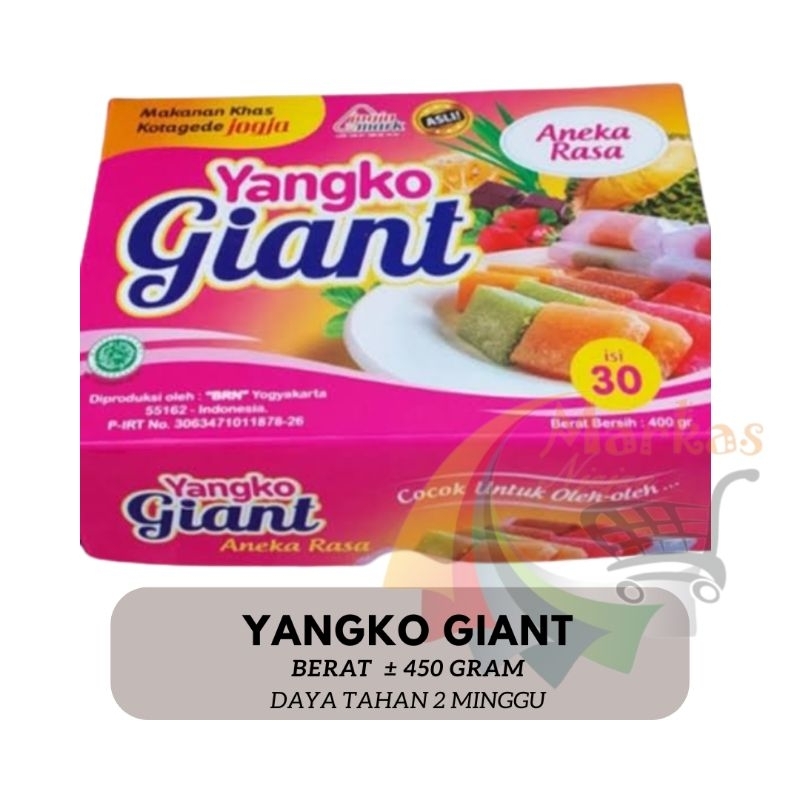 

Yangko Giant Isi 30 Aneka Rasa Khas Yogyakarta