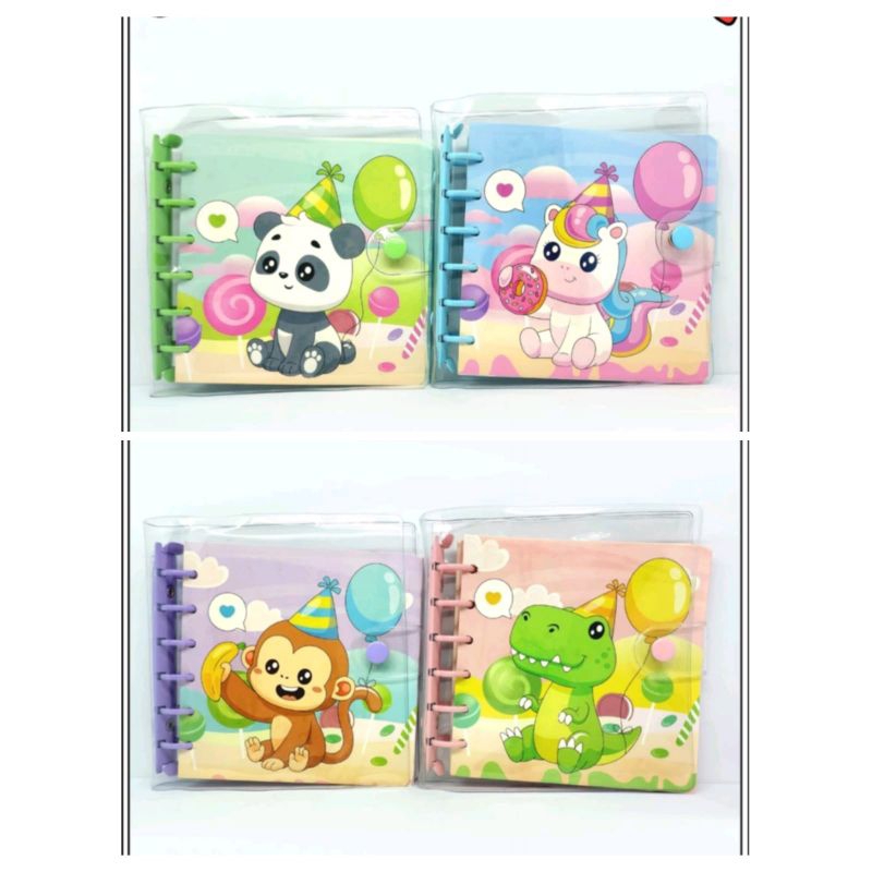 

binder buku karakter animal bagus banget