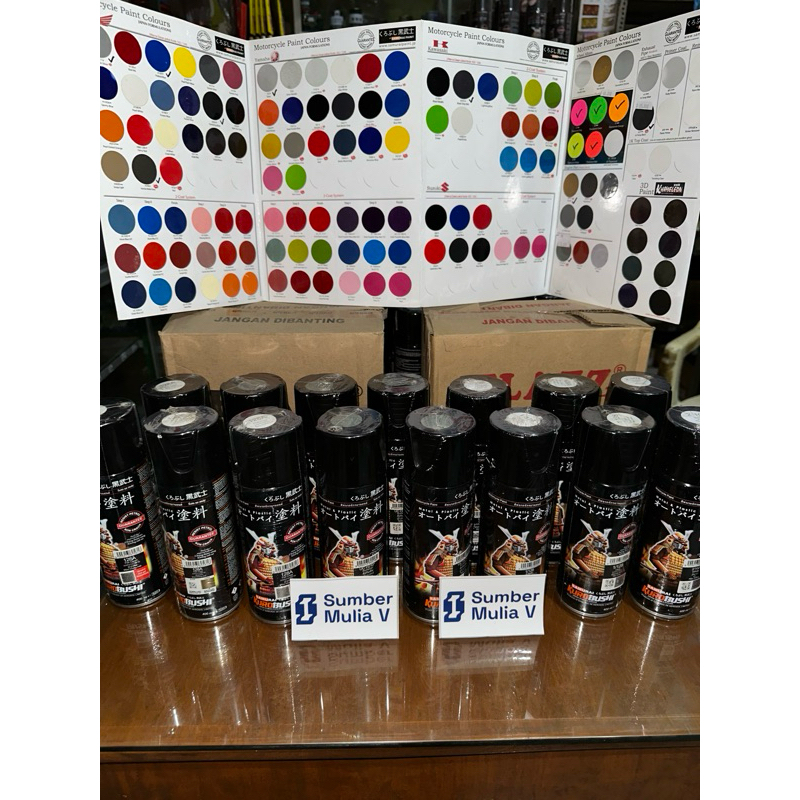 Pilox SAMURAI KUROBUSHI Fluorecent Colours Warna Bunglon