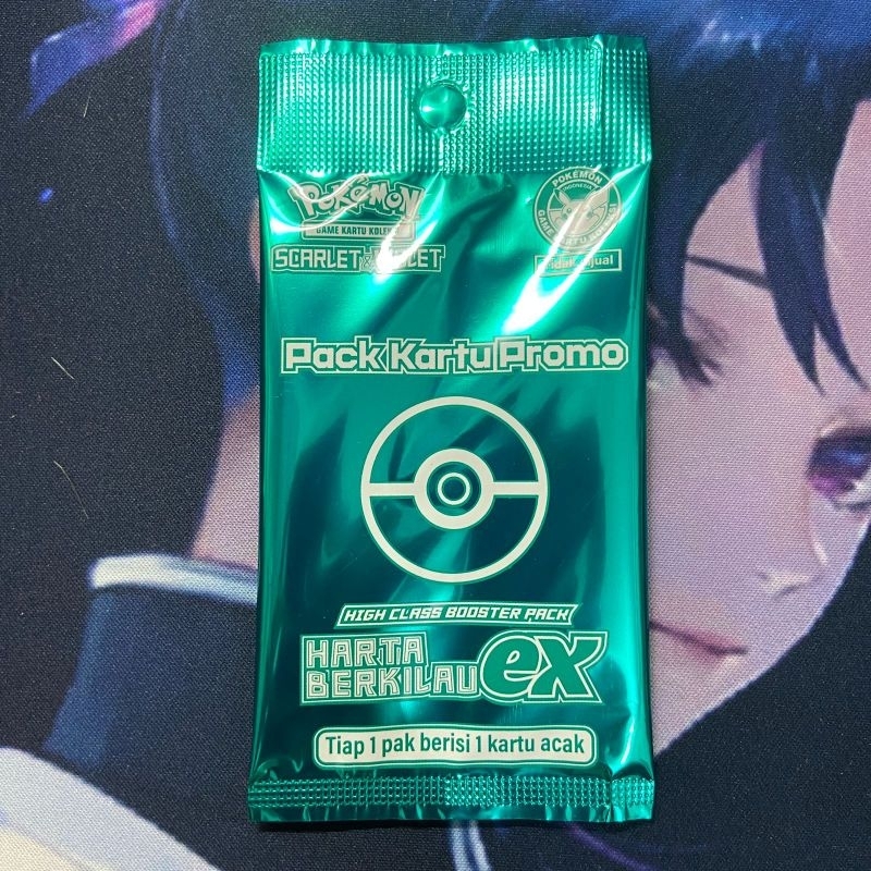 NEWW pokemon (ID) promo pack harta berkilau ex - (isi 1 kartu) - FOIL