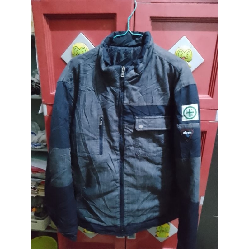 work jaket denim ziben scnd diskon 20k