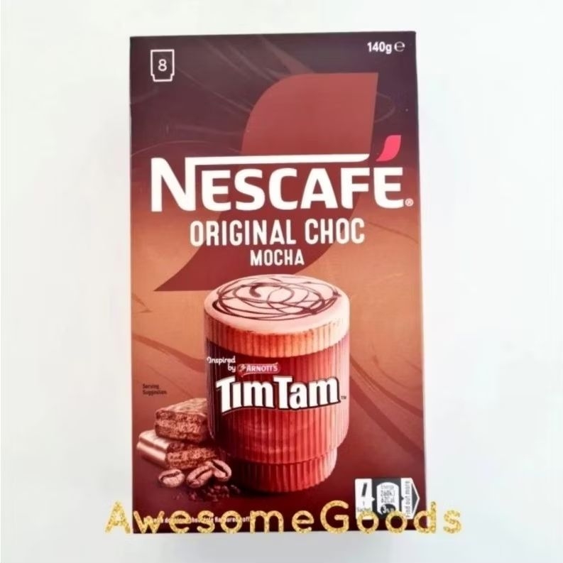 

Nescafe Australia Original Choc Mocha Tim Tam Coffee 8 Sachets
