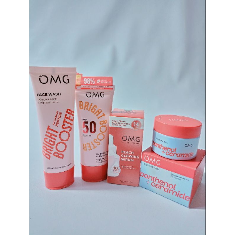 OMG Skincare Glowing Set/Skincare Remaja/Skincare Viral