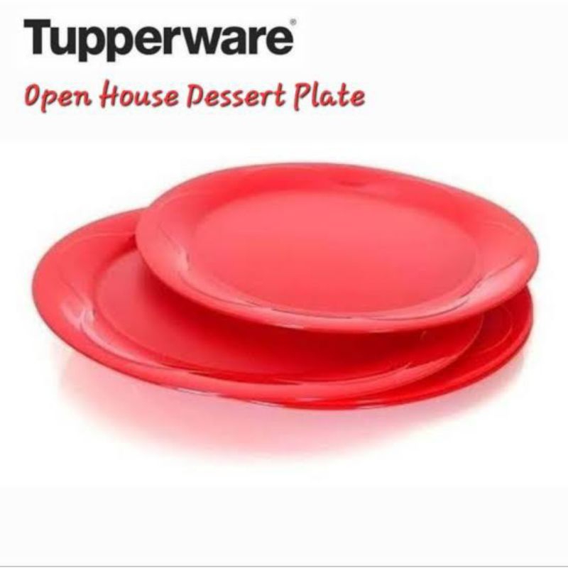 OH Desert Plate Tupperware || Cherry Desert Plate Tupperware