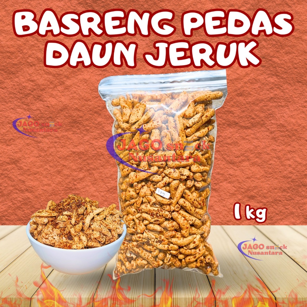 

Basreng Stik Pedas Daun Jeruk 1KG Cemilan Masa Kini - Jago Snack Nusantara