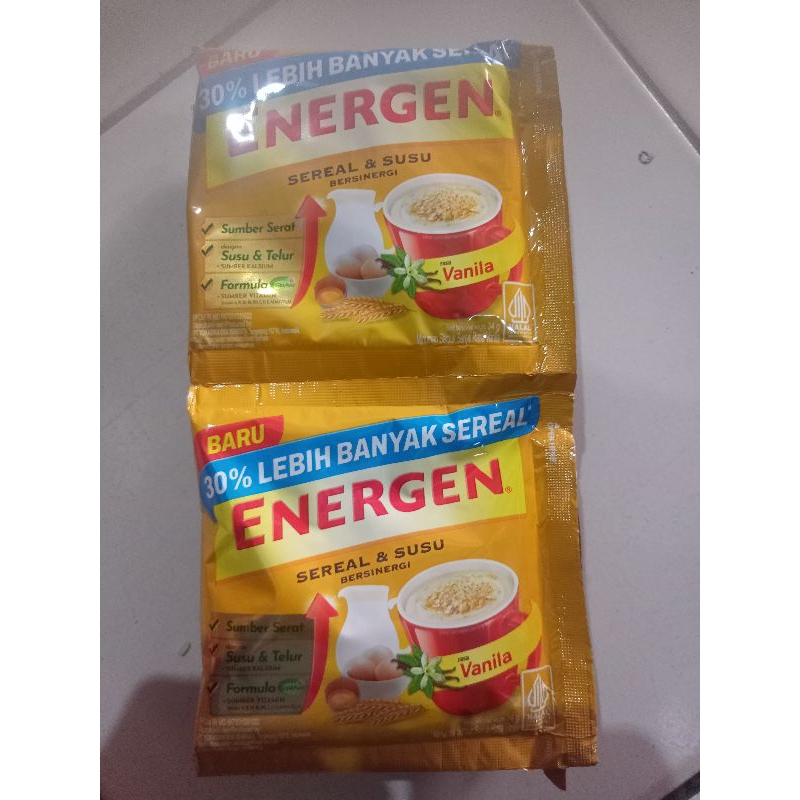 

ENERGEN RASA VANILA 1 RENCENG (ISI 10 PCS)