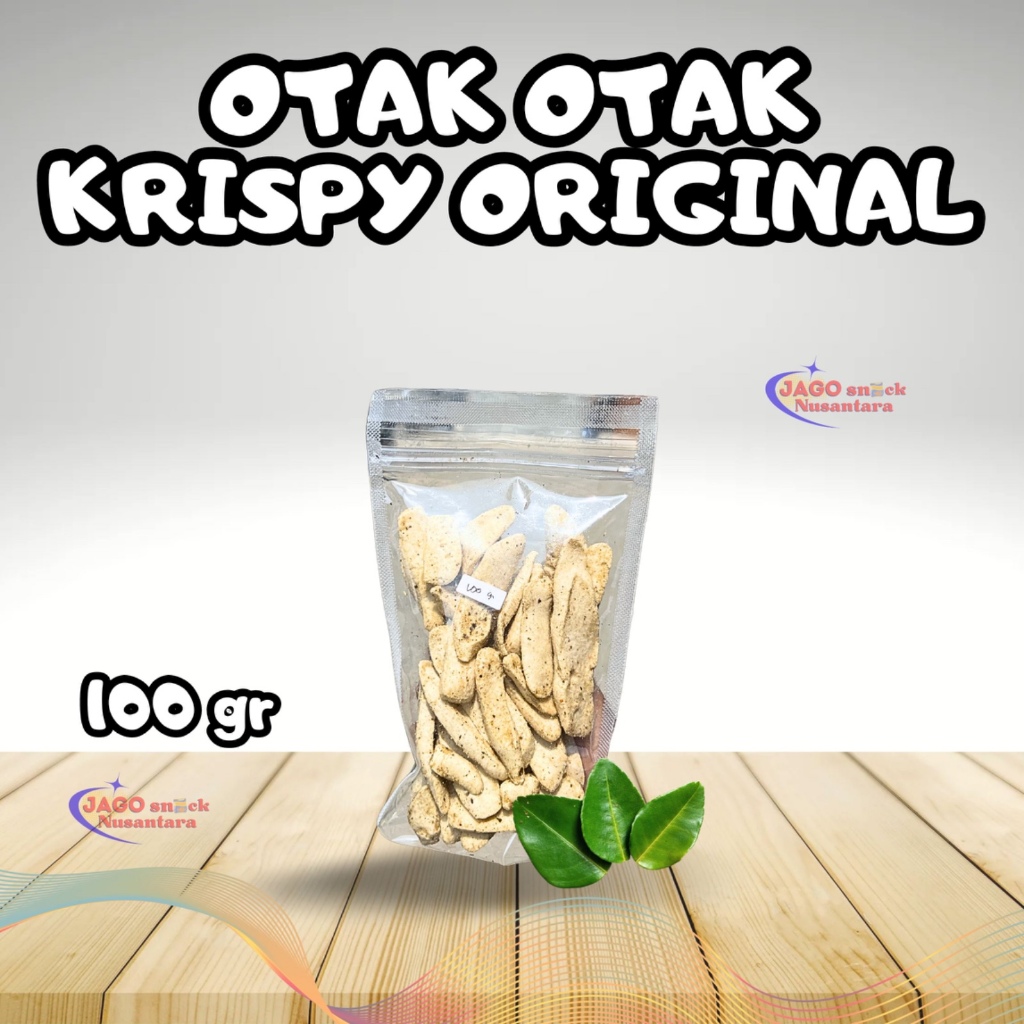 

Cemilan Otak Otak Krispy Rasa Ori 100gr - Jago Snack Nusantara