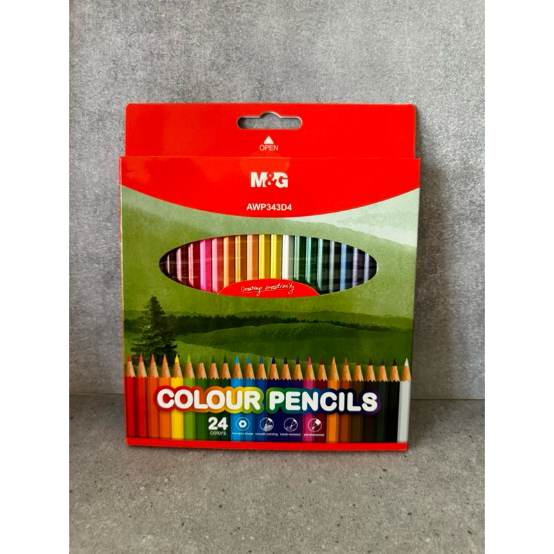 

pensil warna / colour pencil 24 warna M&G