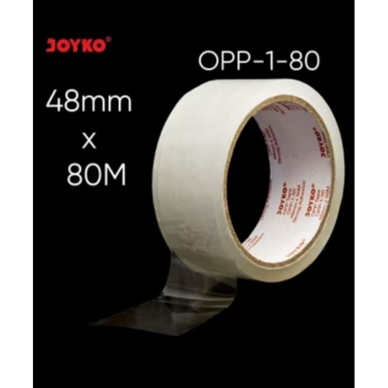 

opp/lakban joyko ukuran 48mmx80m