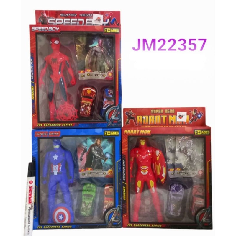 MAINAN ANAK ROBOT DAN MOBIL (JM22357)