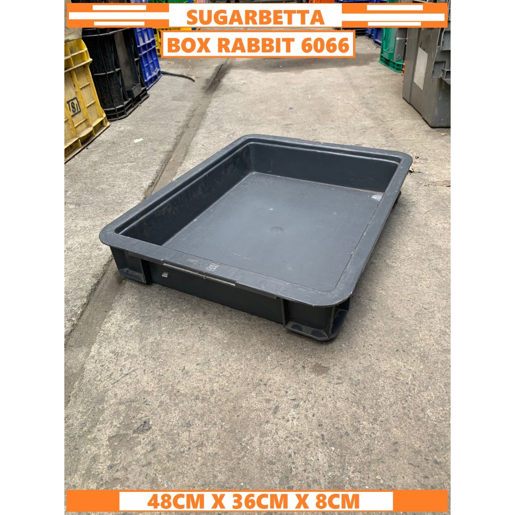 Box Container Industri / Box Rabbit 6066 / Box Plastik Bekas / Nampan