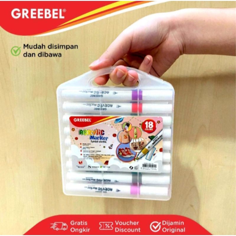 

GREEBEL ARCYLIC MARKER SINGLE HEAD