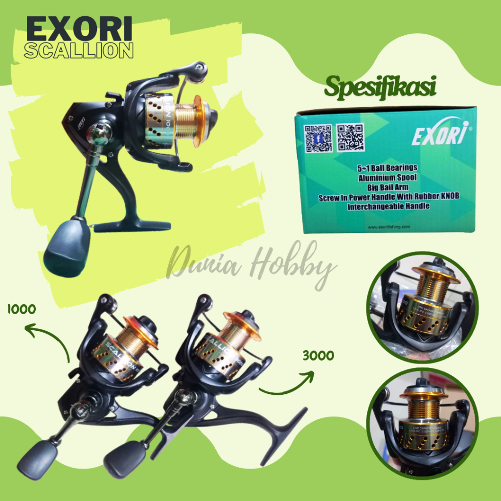 REEL EXORI SCALLION 1000/3000 PH (ORIGINAL)