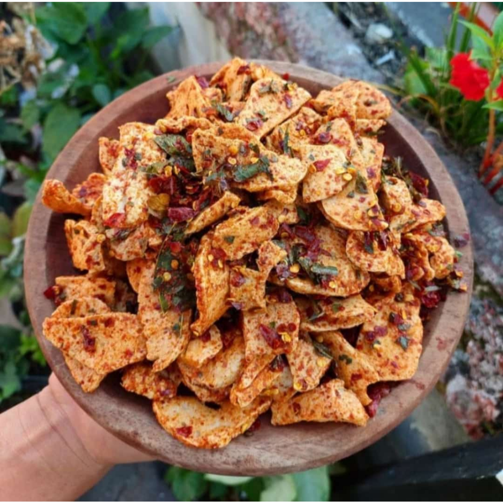 

basreng pedas manis daun jeruk kemasan 1kg premium