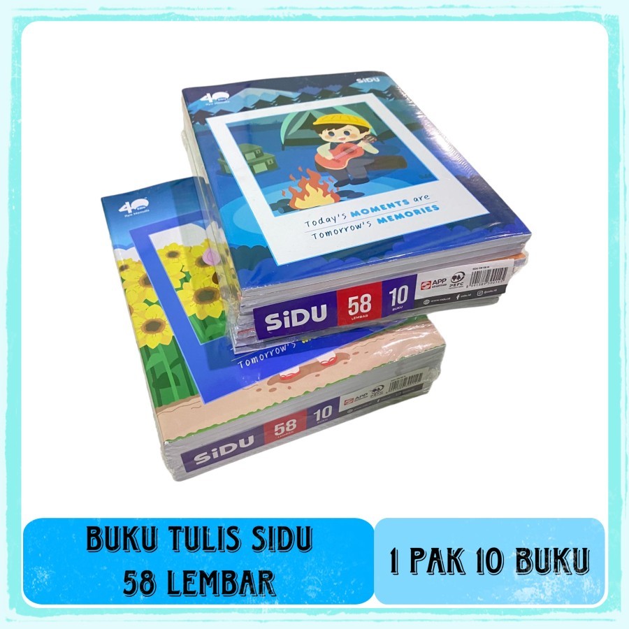 

Buku Tulis SIDU 58 lembar 100% NEW ORIGINAL