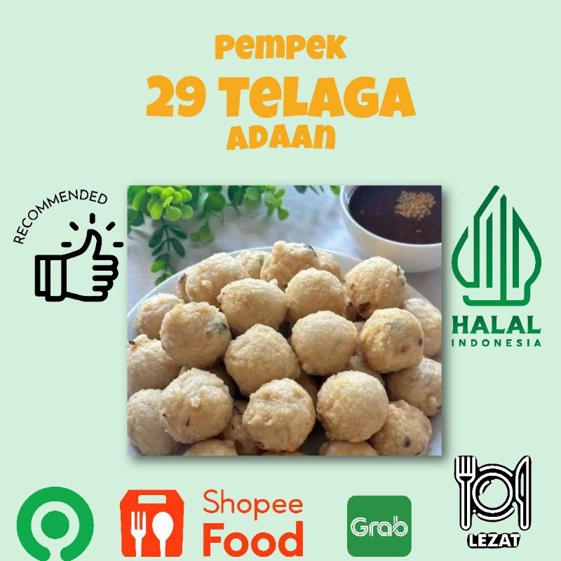 

Pempek Palembang ikan Tengiri Paket Adaan.