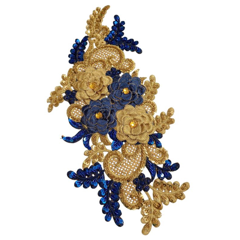 Aplikasi Tempel BUNGA TIMBUL FULL PAYET