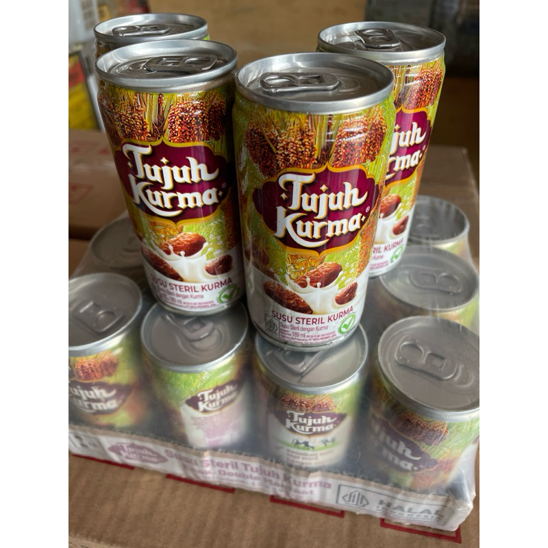 

susu steril tujuh kurma kaleng 189ml