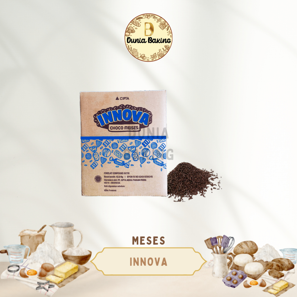 

Meses Innova Biru 1kg | Coklat butir innova 1kg