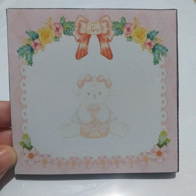 

Memo Pad Pink 50 Lembar / Notepad Kartun Kucing / Memo pad Memo Saku / Buku Kecil Pengingat Untuk Sekolah Kantor
