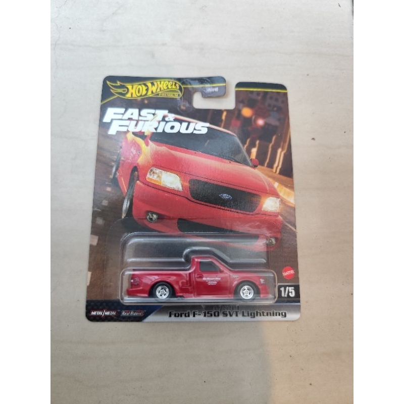 Hot Wheels Premium Fast & Furious Ford F-150 SVT Lightning Merah