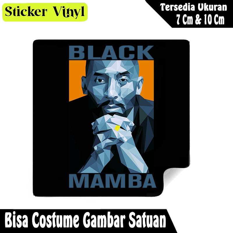 

Radit667 Stiker Sticker Pemain Basket Kobe Bryant Black Mamba Bahan Vynil Tahan Air Bisa Custom Gambar
