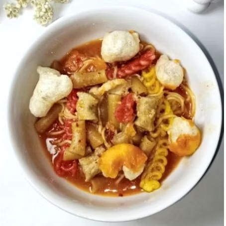 

Seblak instan komplit bumbu basah