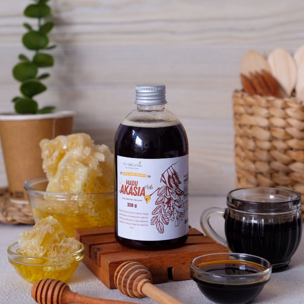 My Organik Madu Murni Asli Varian 350gr Raw Honey