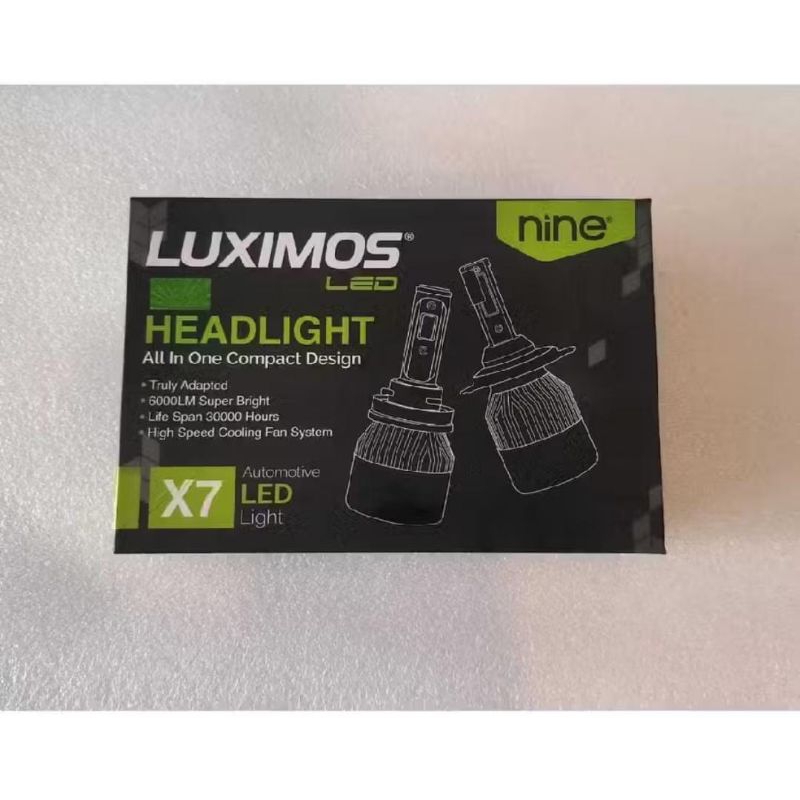 Lampu LED LUXIMOS X7 H11 ~ 1 WARNA FOKUS