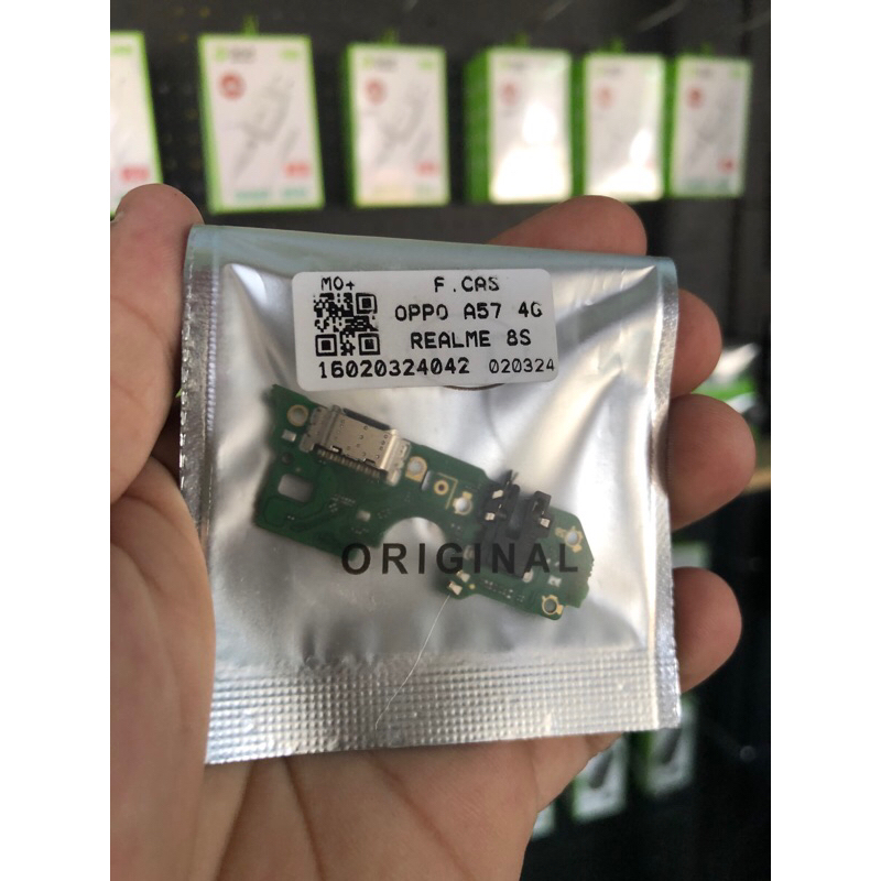 Papan Charger 1 Set Original Copotan Oppo a57 /  Realme 8s