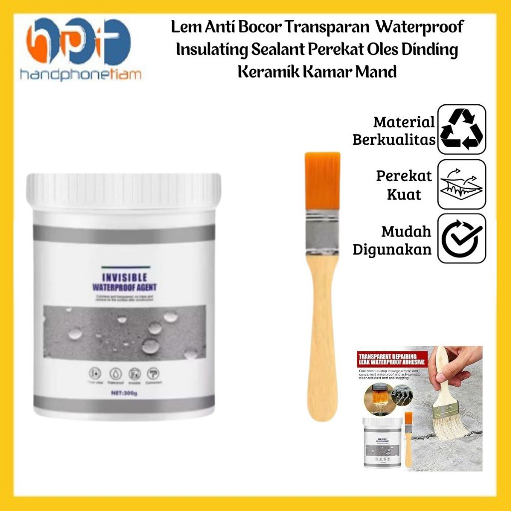 Lem Anti Bocor Transparan Jaysuing Invisible Waterproof Insulating Sealant Perekat Oles Dinding Kera