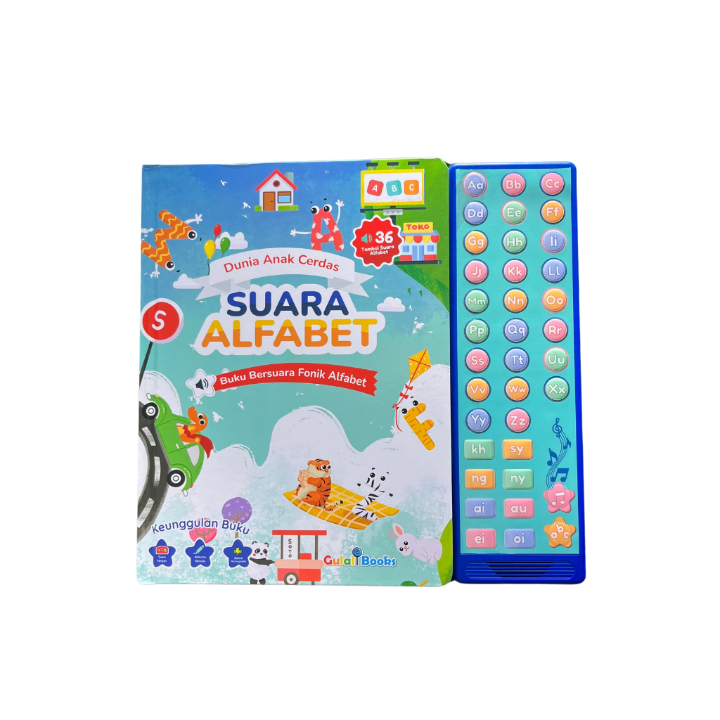 Gulalibooks Soundbook Anak Suara Alfabetku Boardbook Buku Bersuara