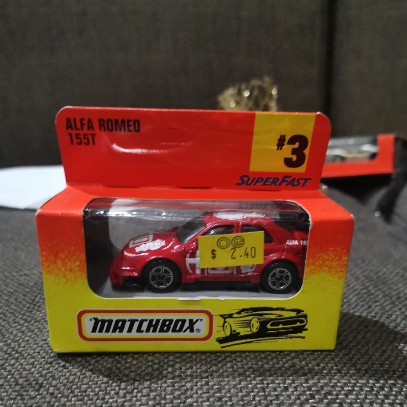 Matchbox Superfast Alfa Romeo 155T Merah 1997 no 3