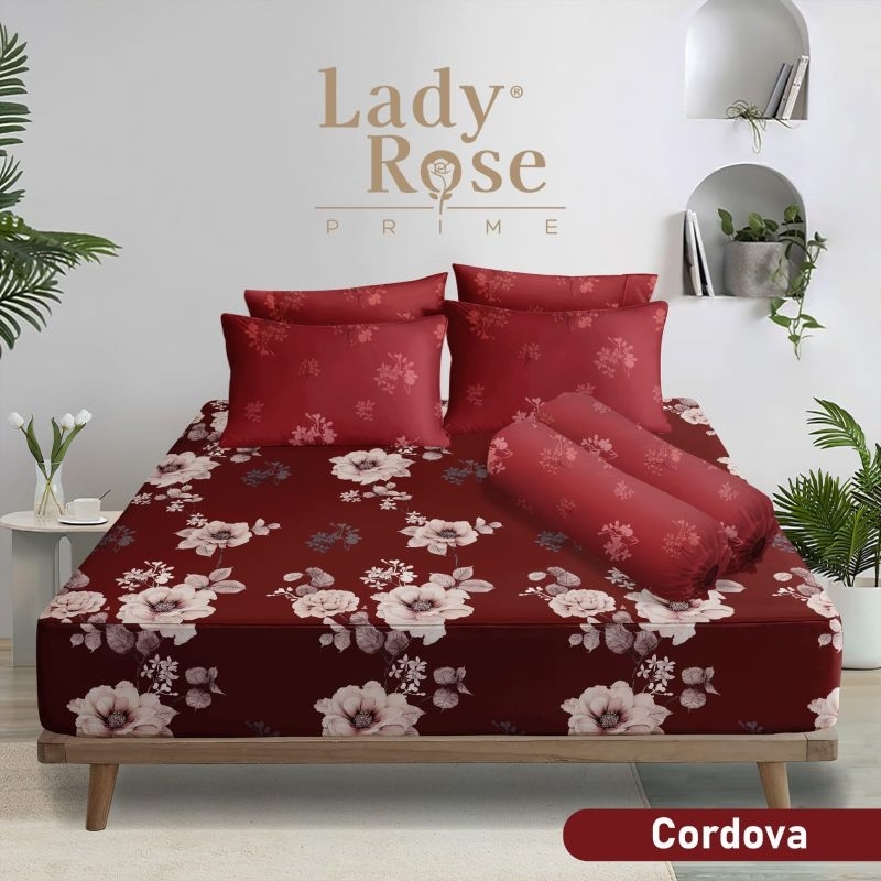 Sprei lady rose ukuran 180x200 tinggi 30 Cordova