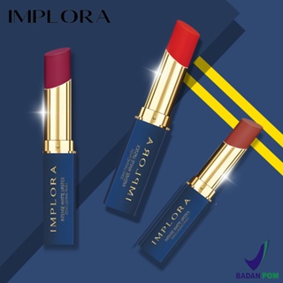 RK 10 IMPLORA Intense Matte Lipstick BPOM Lipstik Long Lasting Murah Lip Matte TeRK 10aik 3.5gr Orig