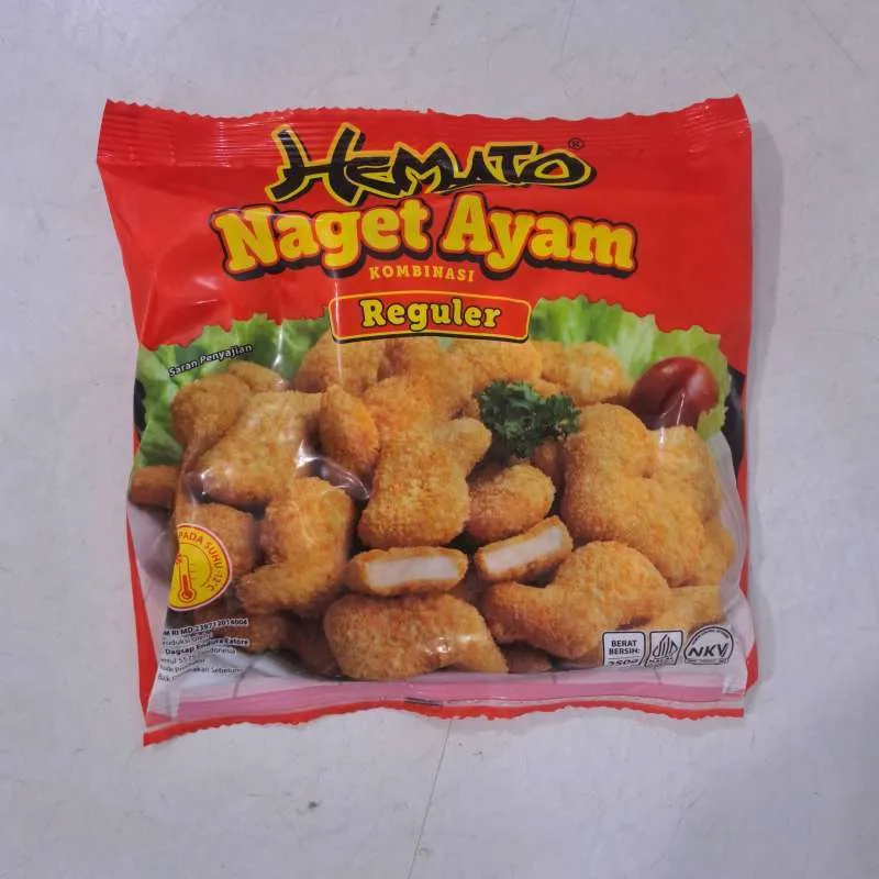 

Hemato Chicken Nugget 250gr Naget Ayam Hemato Nuget Reguler