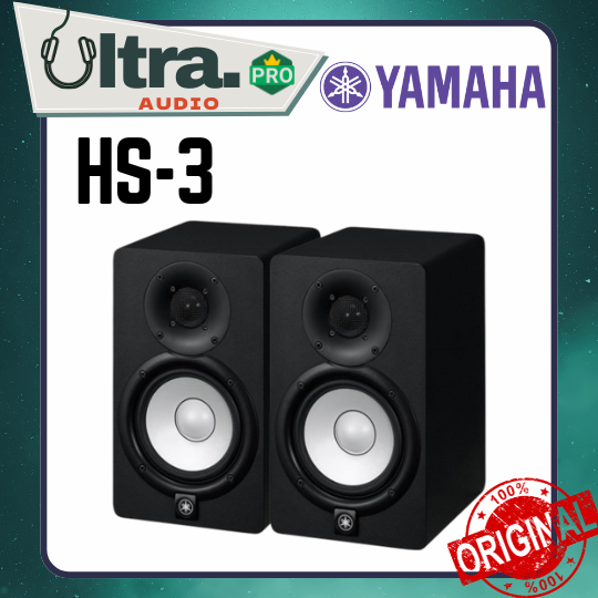 YAMAHA HS 3 / HS3 / HS-3 SPEAKER MONITOR ORIGINAL GARANSI RESMI