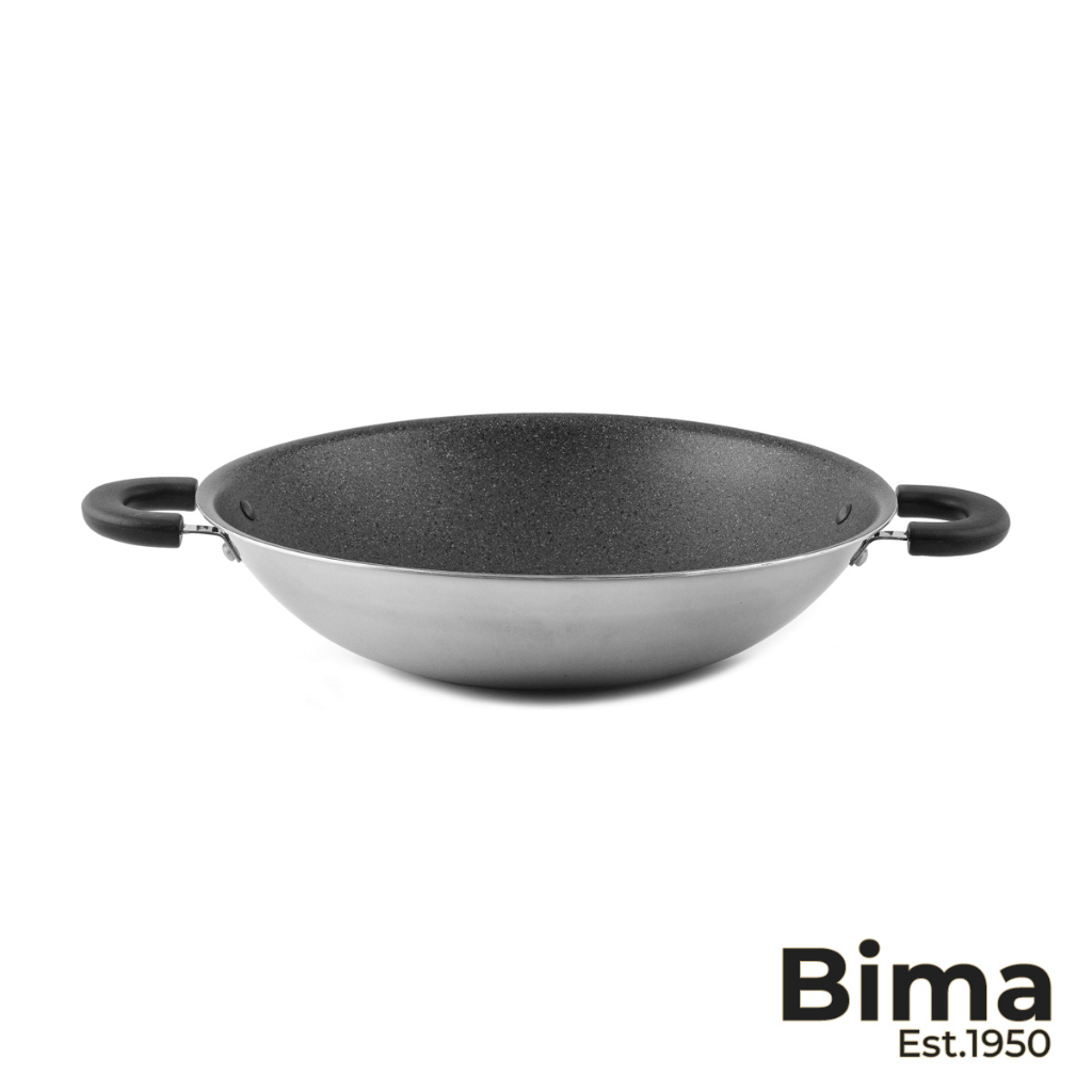BIMA Wajan Stainless Steel 304 Anti Lengket Kuali Penggorengan 30 CM My Choice