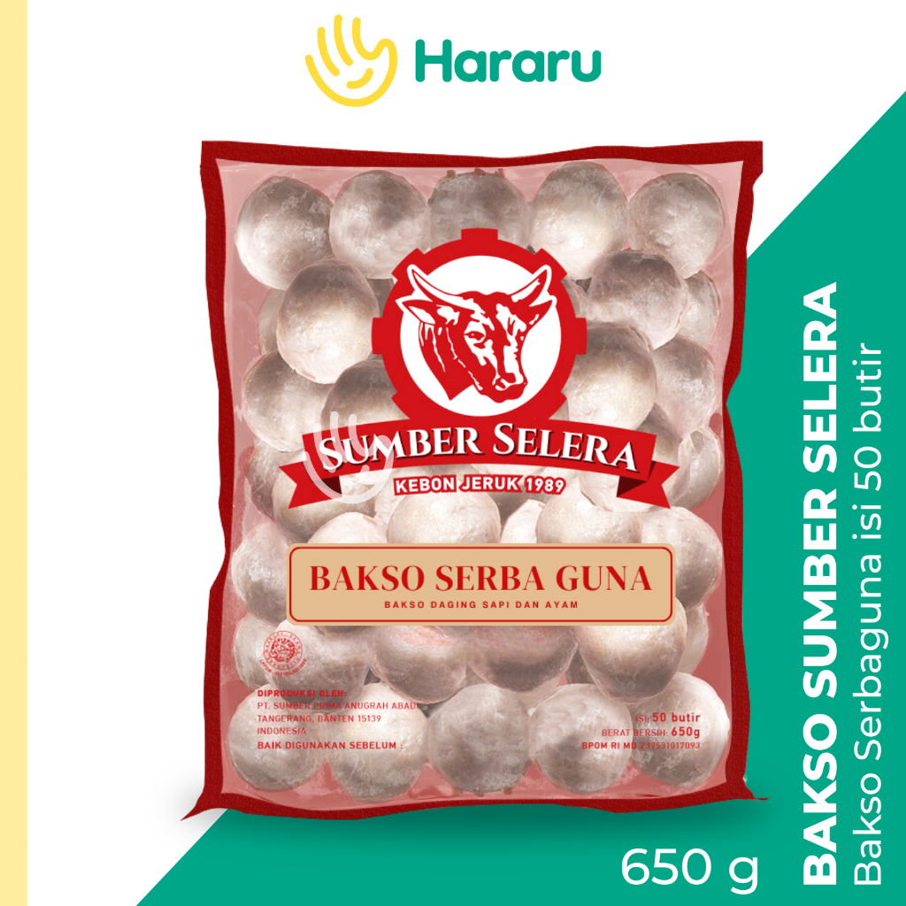 

Bakso Sapi Sumber Selera Serbaguna isi 50