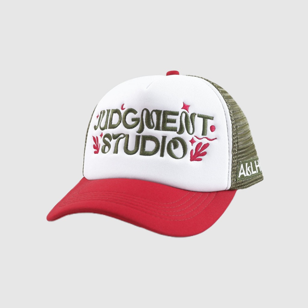 TOPI TRUCKER BORDIR ALLHOOD - JUDGMENT STUDIO  / Topi Bisbal / Topi Original Clothing / Topi Premium