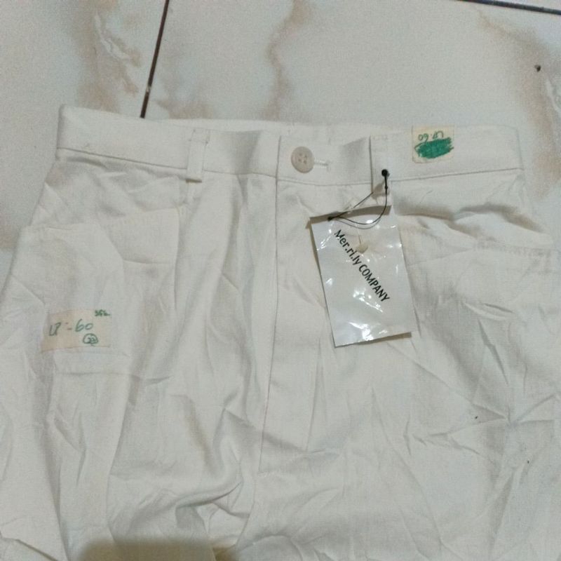 Celana Perempuan 7/8, Warna PUTIH