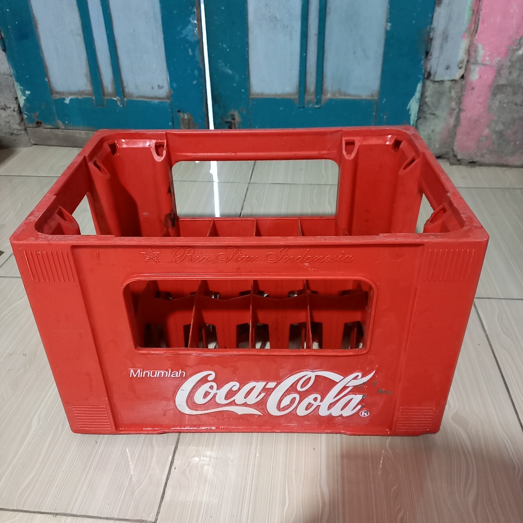 krat coca cola botol / krat minuman bekas / krat botol coca cola