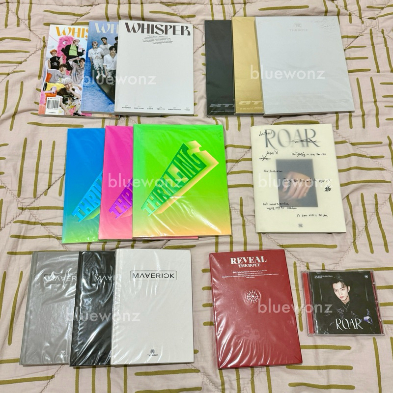 the boyz album only (whisper, thrilling, stealer, maverick, reveal, roar)