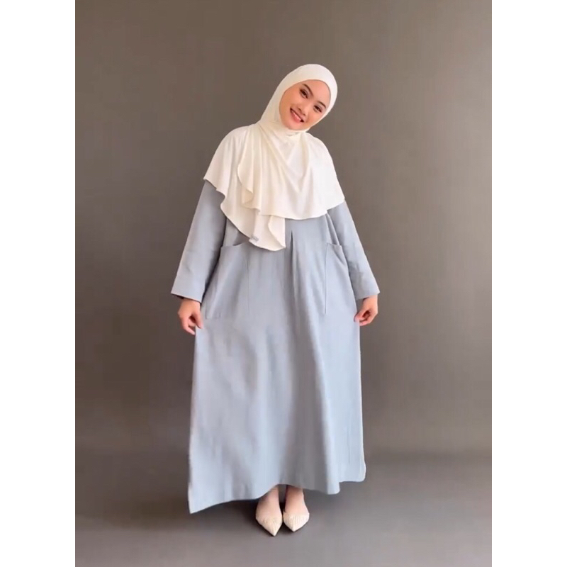 LINEN DRESS BY KHALEWALE preloved