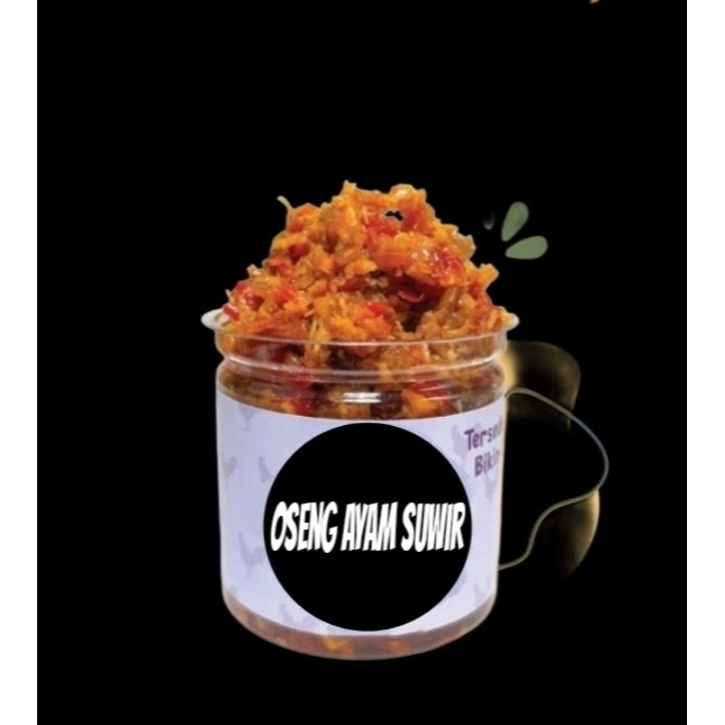 

Oseng Ayam Suwir Kemasan Toples