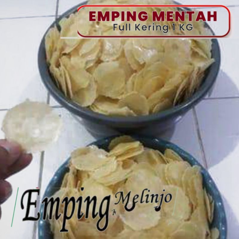 

Emping melinjo asli%no campuran 1kg