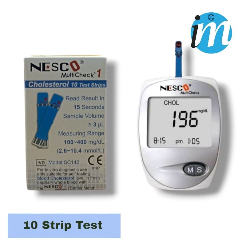 Strip Nesco  Kolesterol  Isi Ulang Nesco Kolesterol  Refill Nesco Kolesterol