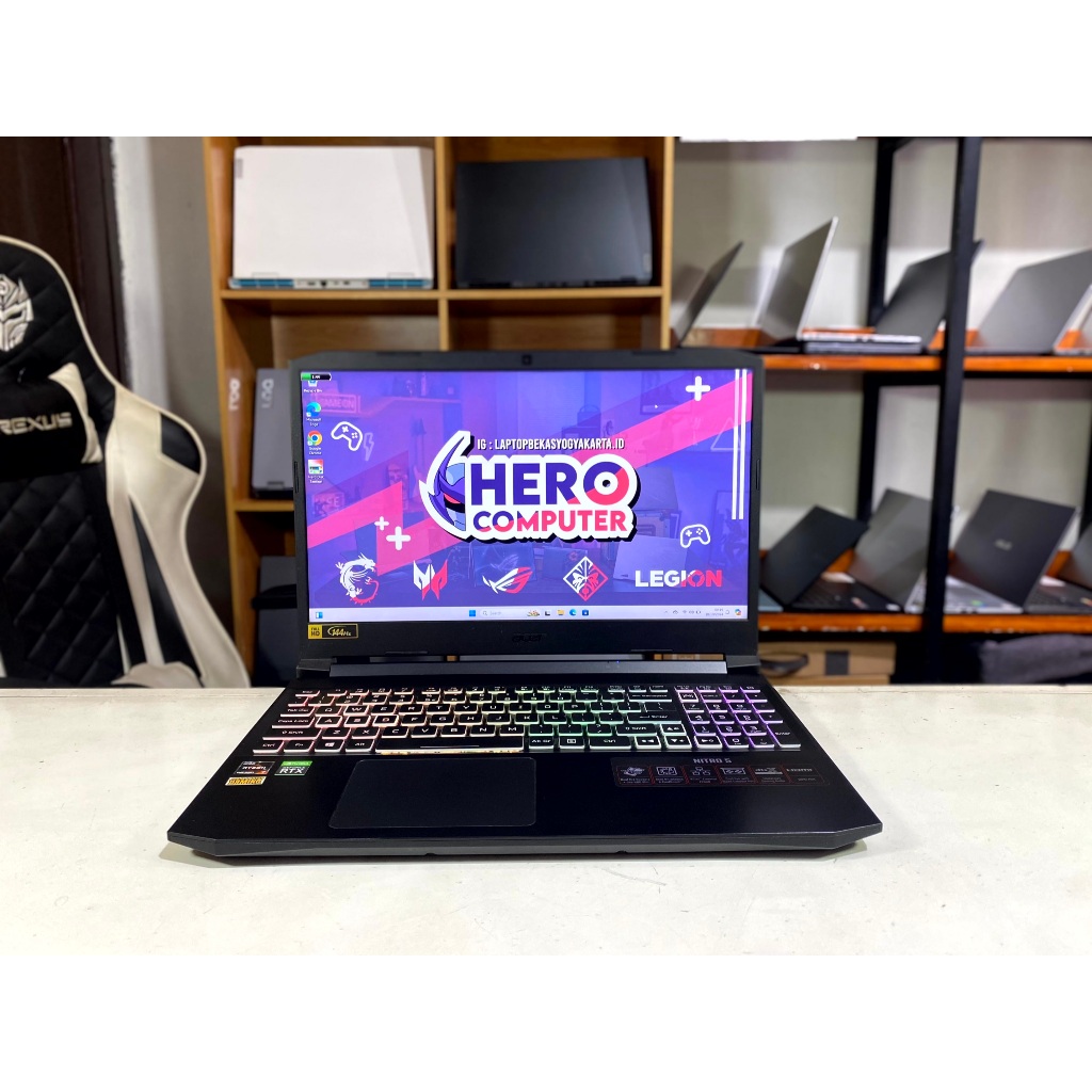 Laptop Acer Nitro 2023 Amd Ryzen 7 5k, Nvidia RTX3060