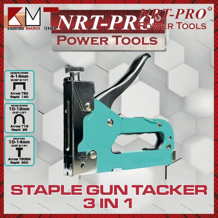 

Murah Bulan Ini STAPLER GUN TACKER STAPLES PAKU TEMBAK MANUAL HAND TRACKER 3 in 1 NRTPRO