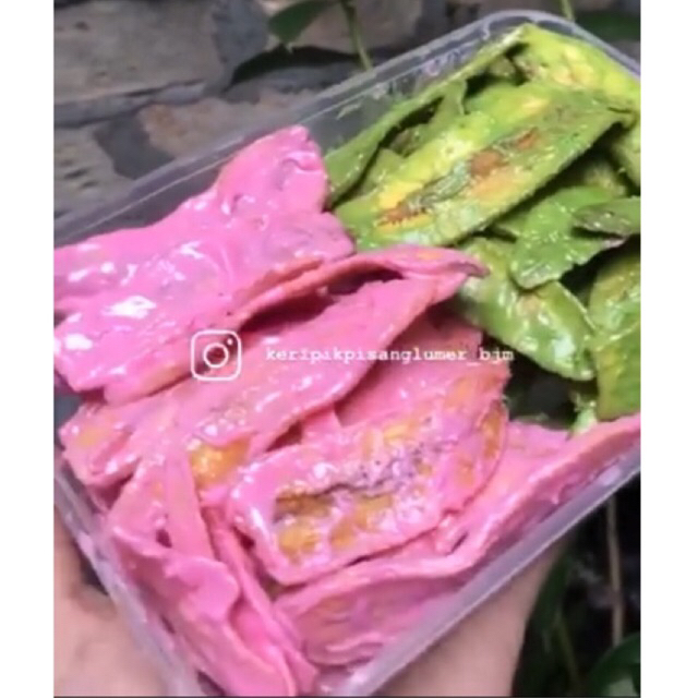 

keripik pisang lumer box 500ml